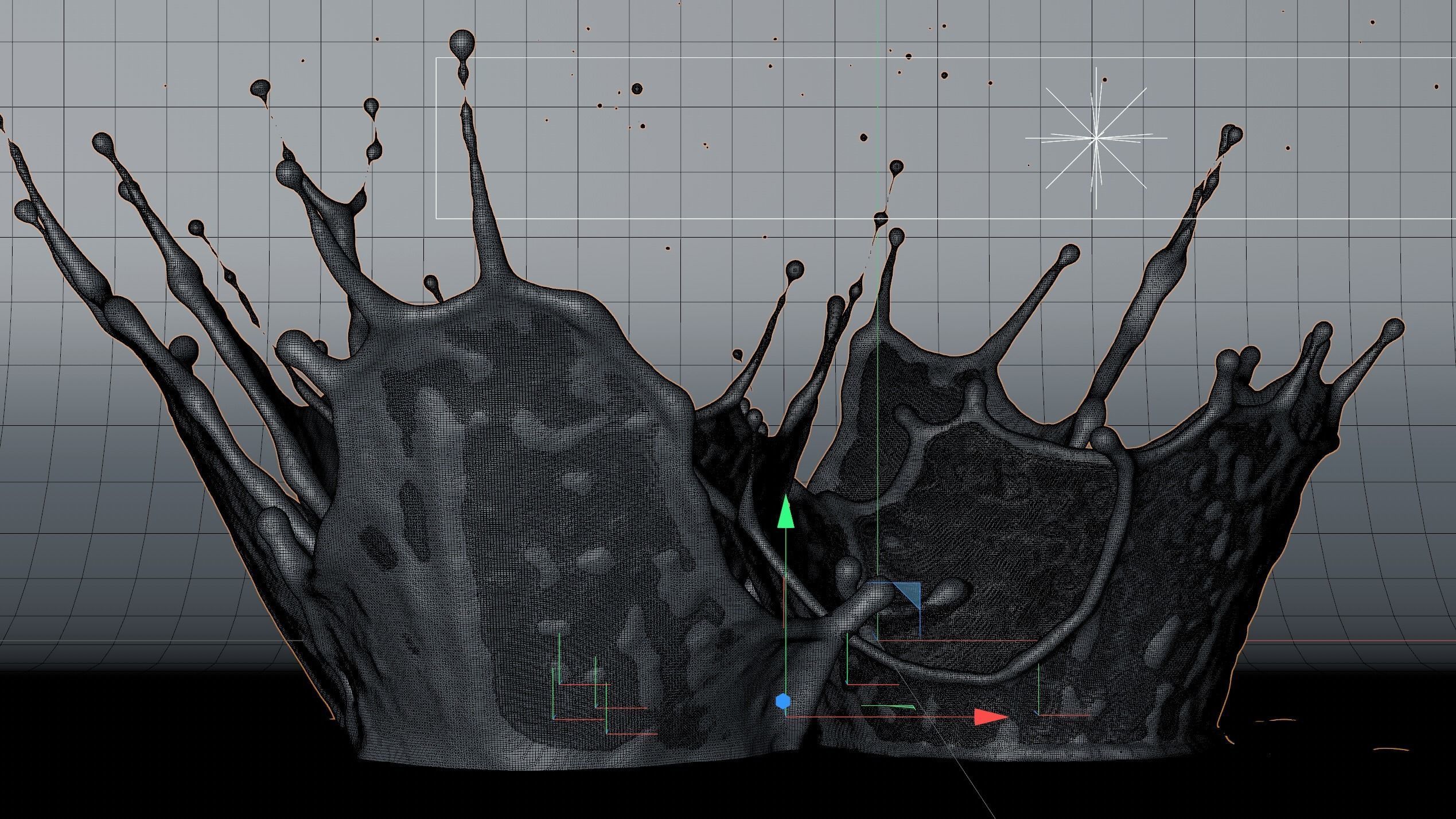 Crown Splash Animated 3D model_6