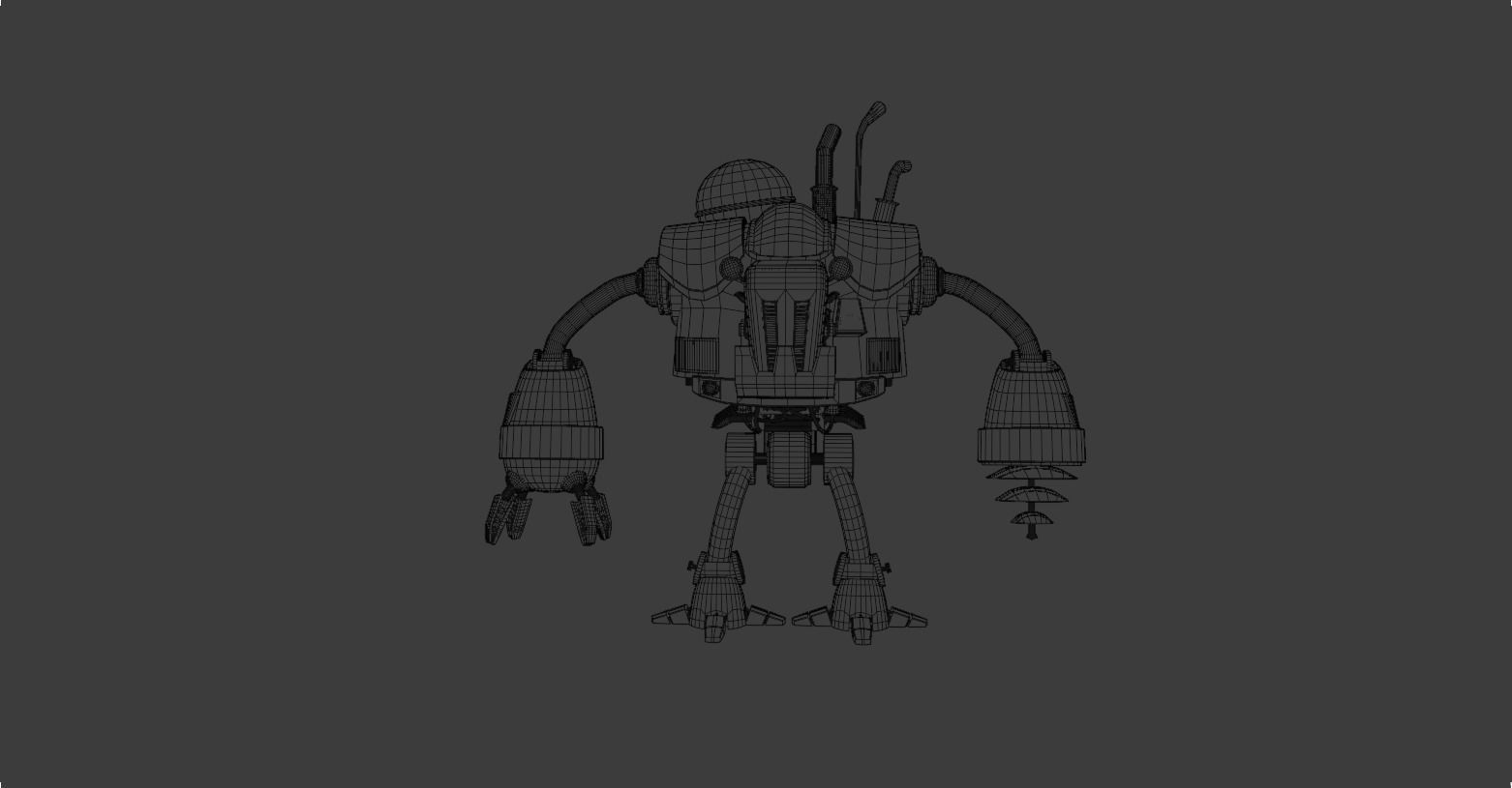 Sci-Fi  Robot pudge 3D model 3D model_11