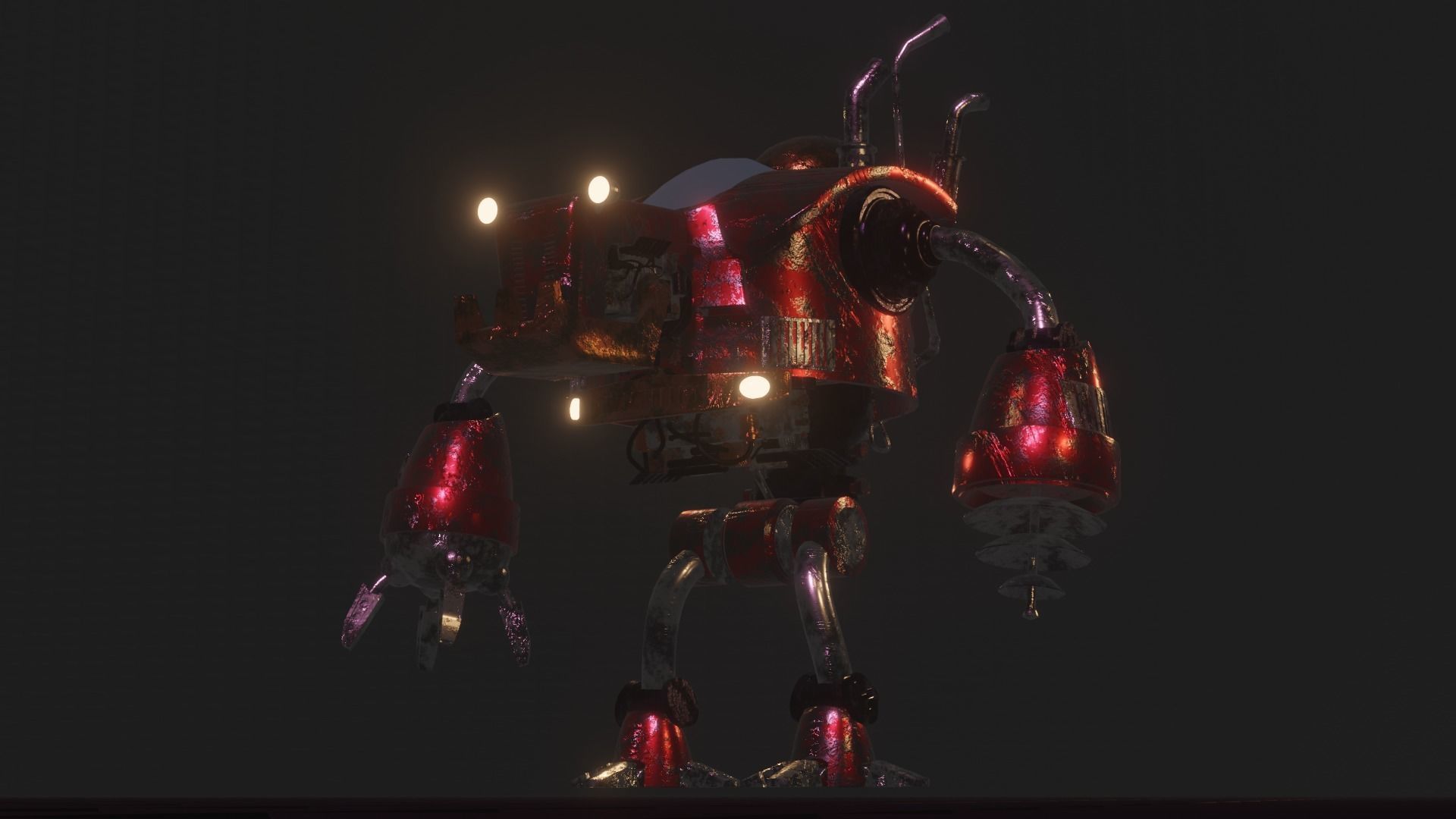 Sci-Fi  Robot pudge 3D model 3D model_3