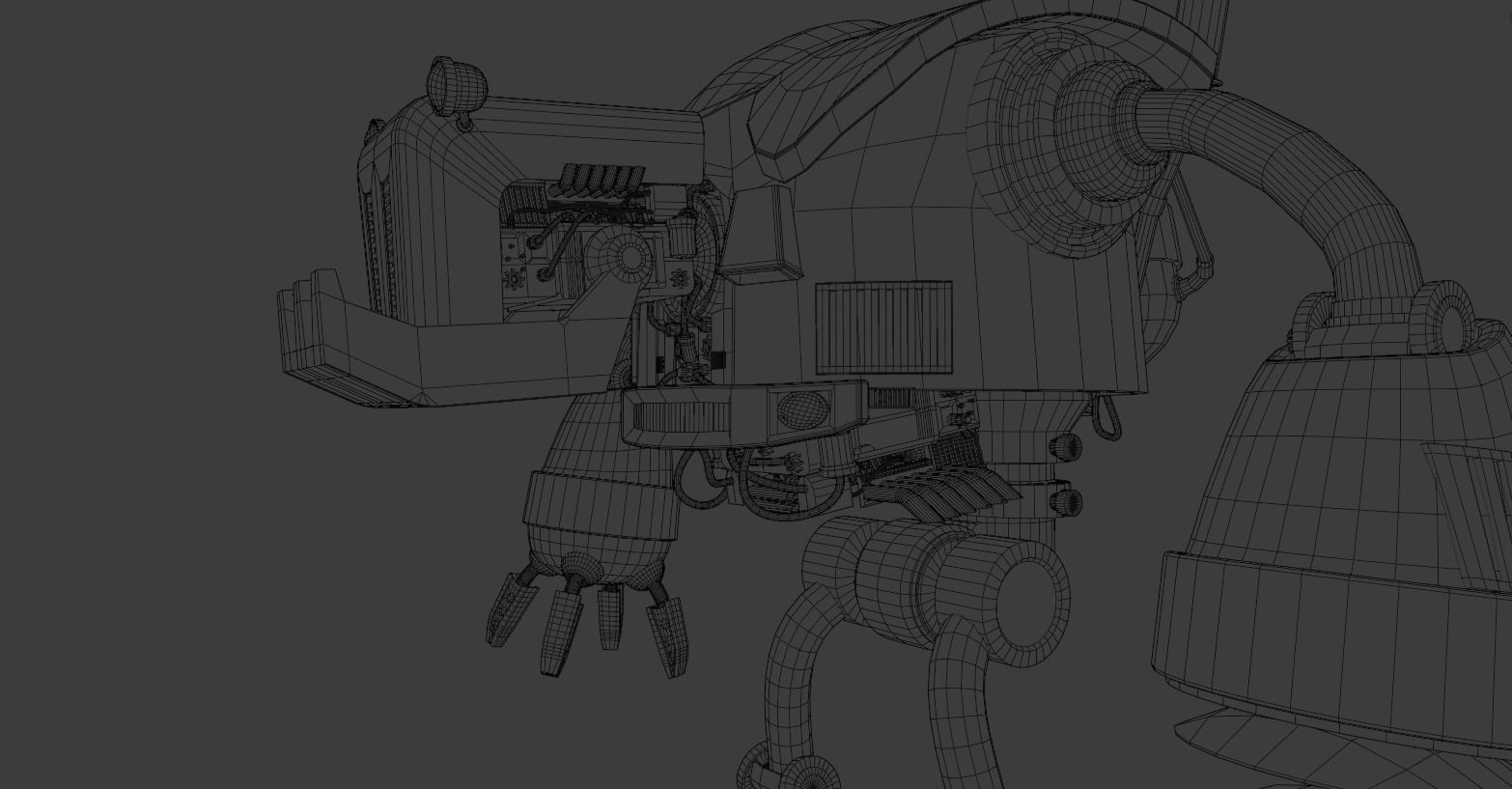 Sci-Fi  Robot pudge 3D model 3D model_12