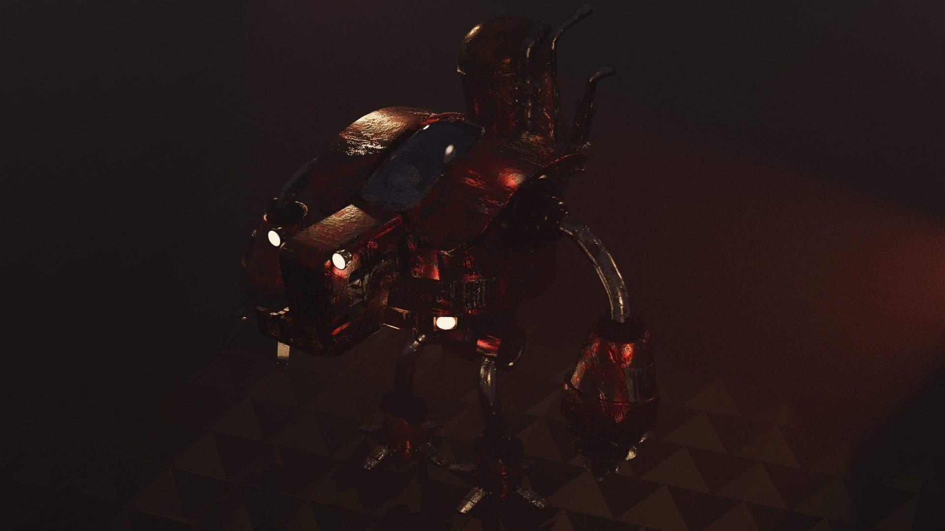 Sci-Fi  Robot pudge 3D model 3D model_1