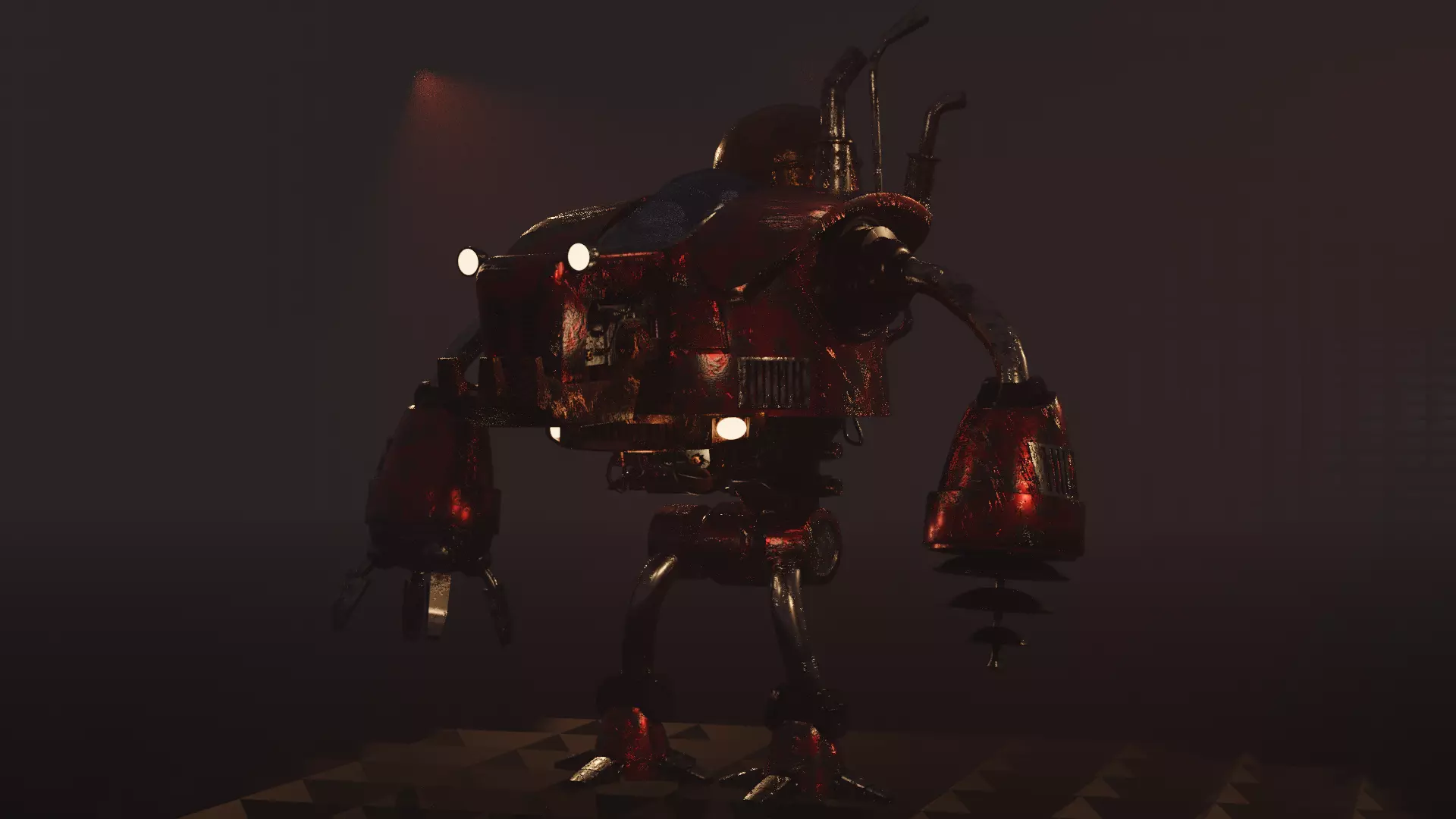 Sci-Fi  Robot pudge 3D model 3D model_0