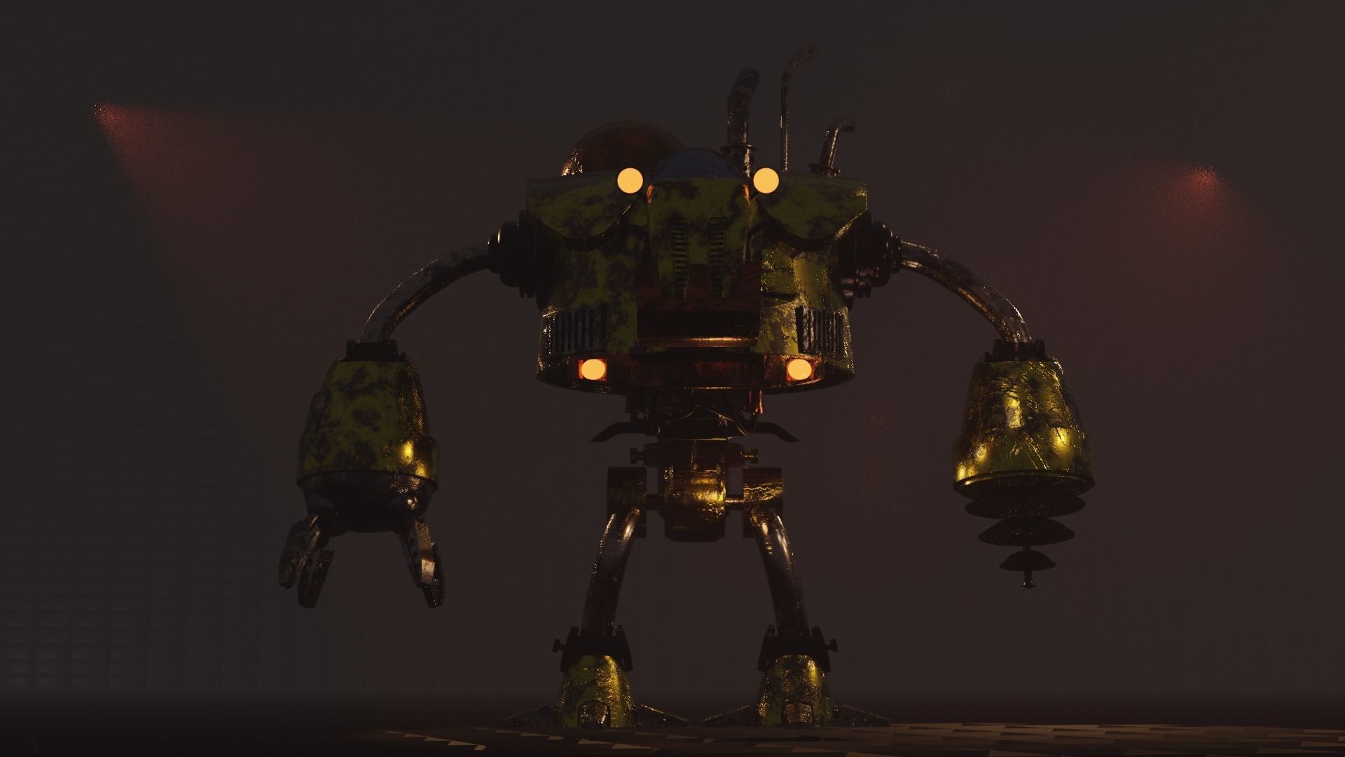Sci-Fi  Robot pudge 3D model 3D model_2