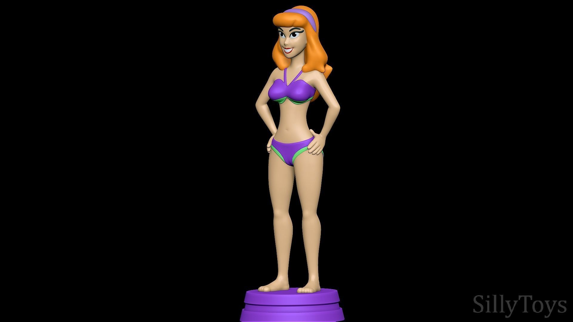 Daphne Blake - Scooby Doo 3D print model_1