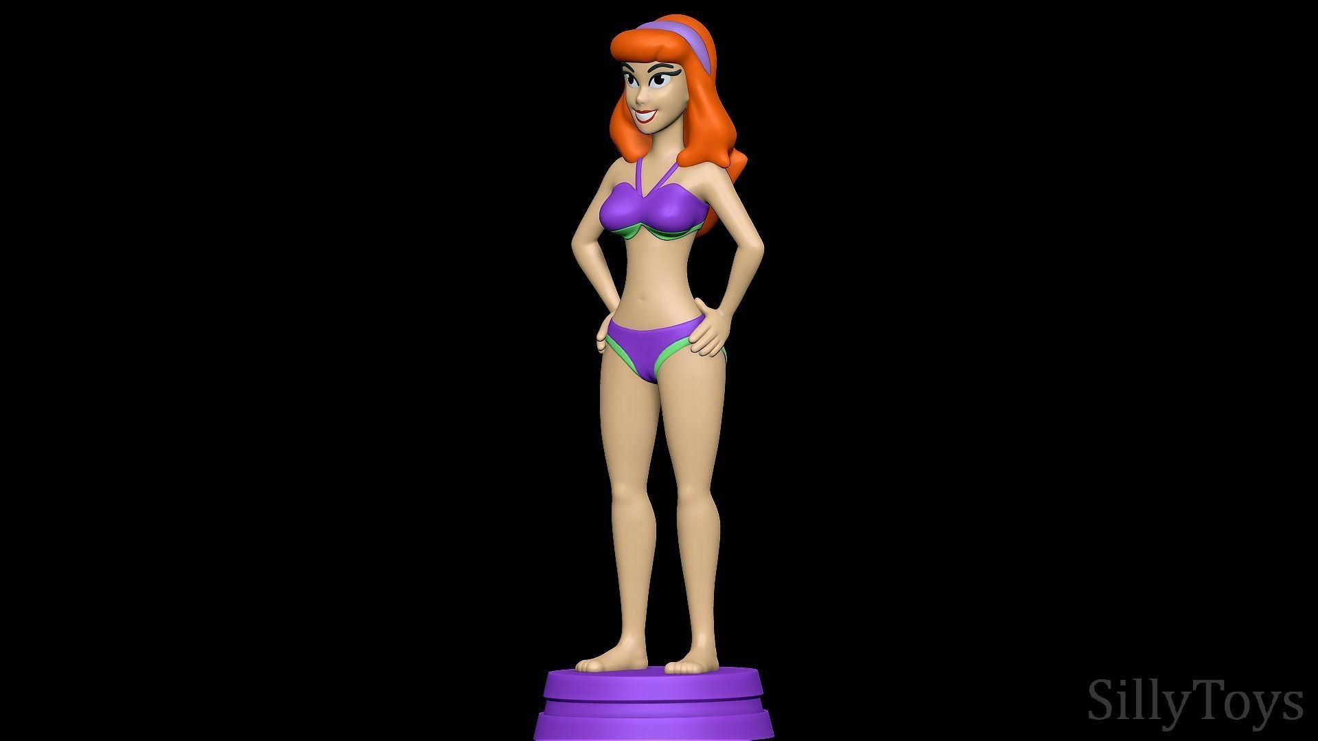 Daphne Blake - Scooby Doo 3D print model_2