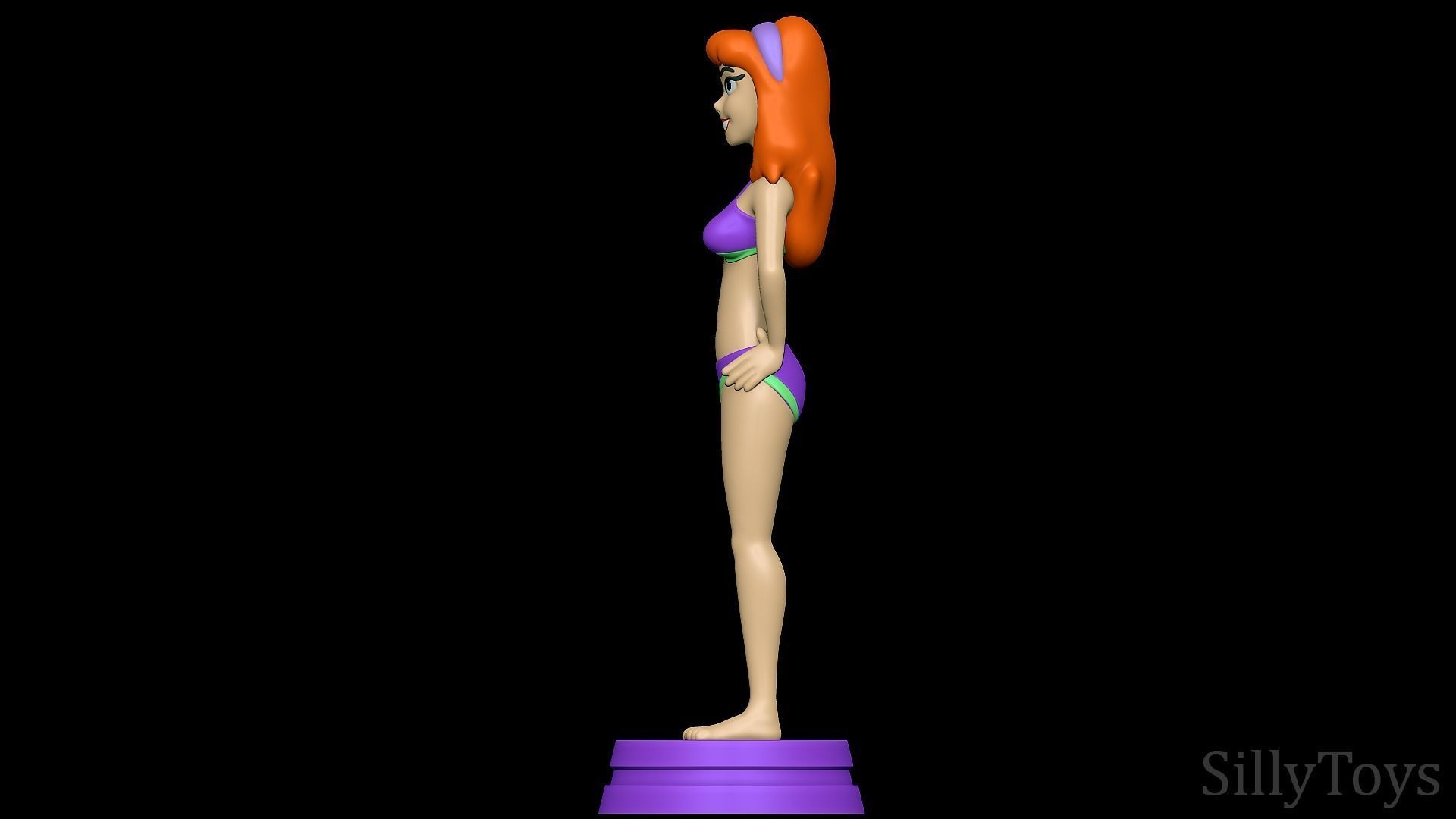 Daphne Blake - Scooby Doo 3D print model_3