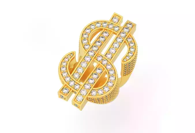 Dollar Sign Ring