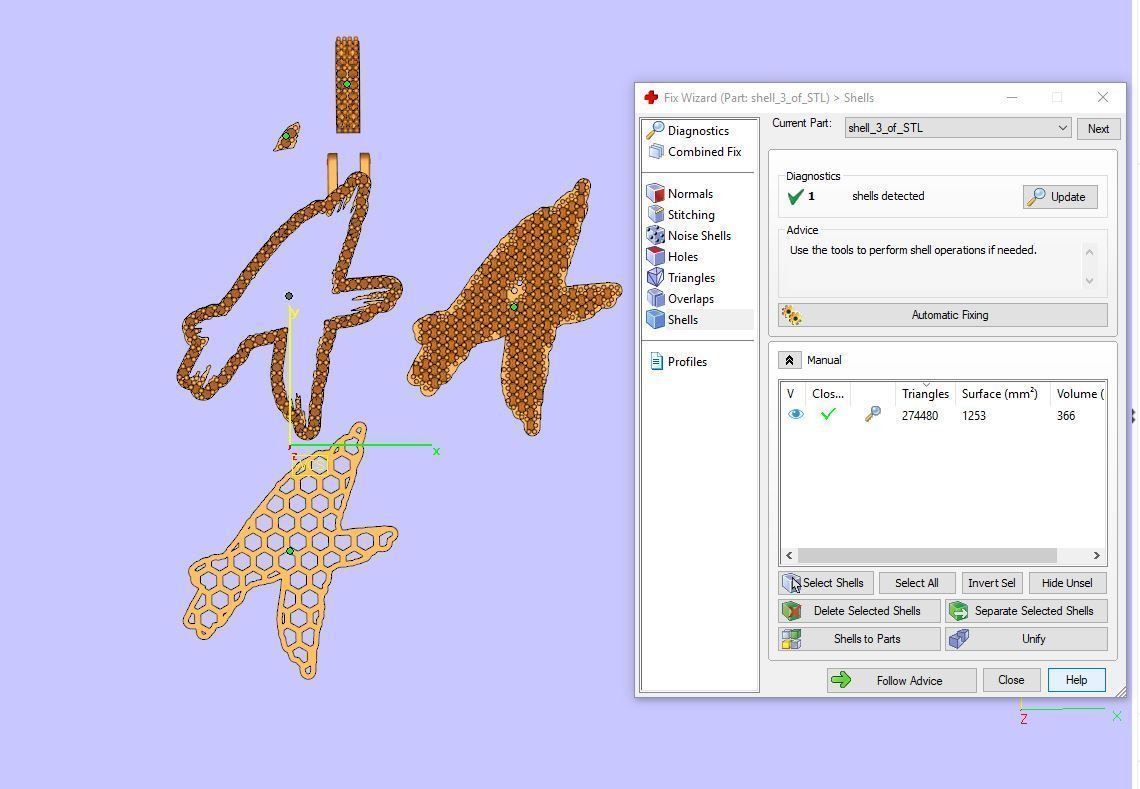 A PAVE LETTER FONT 2 Options 3D print model_3