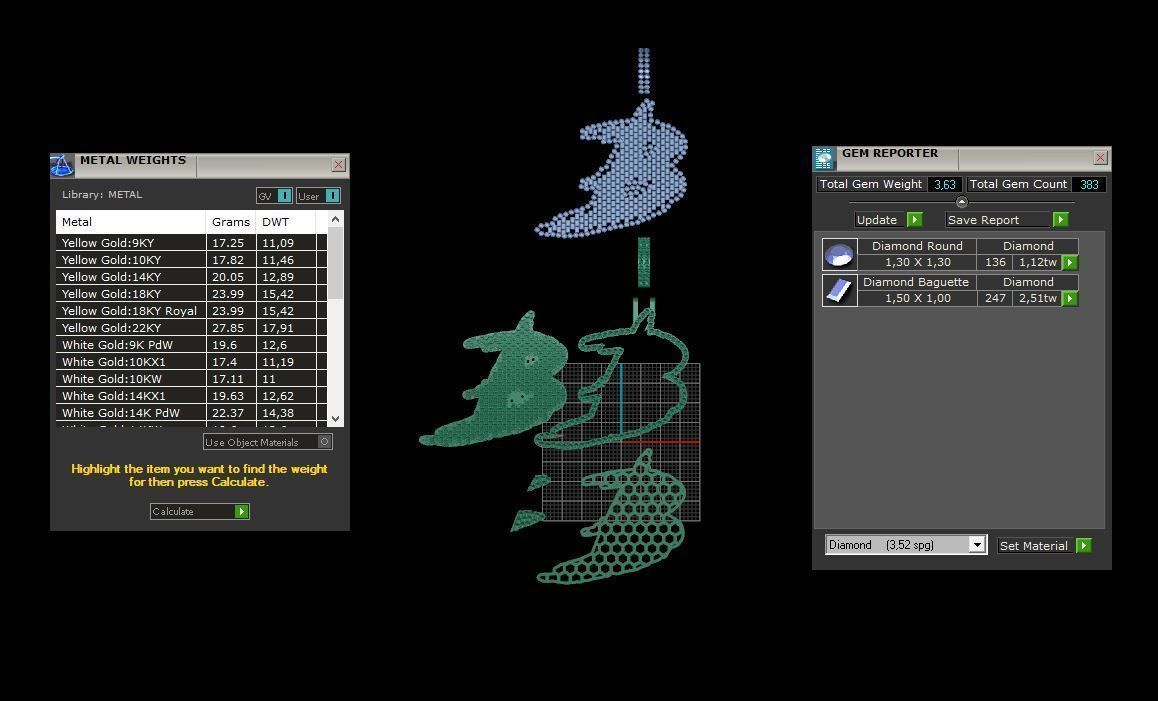 B PAVE LETTER FONT 2 Options 3D print model_5