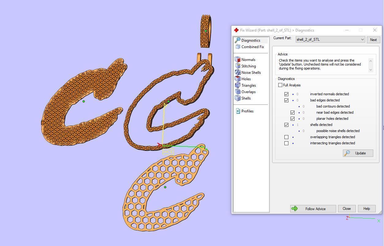 C PAVE LETTER FONT 2 Options 3D print model_3