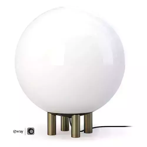 Rare Table Lamp by Roberto Menghi  3D model
