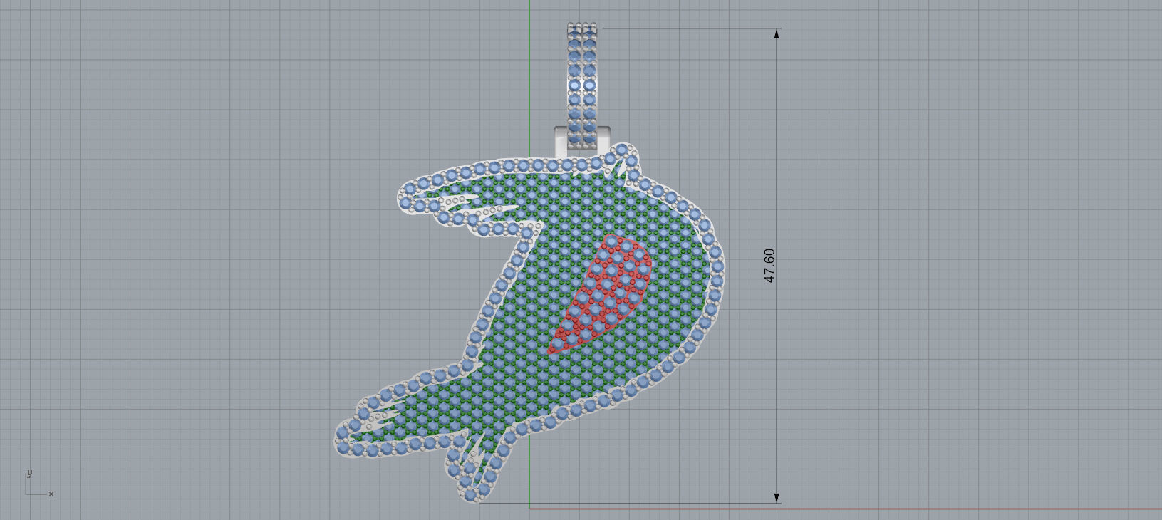 D PAVE LETTER FONT 2 Options 3D print model_7