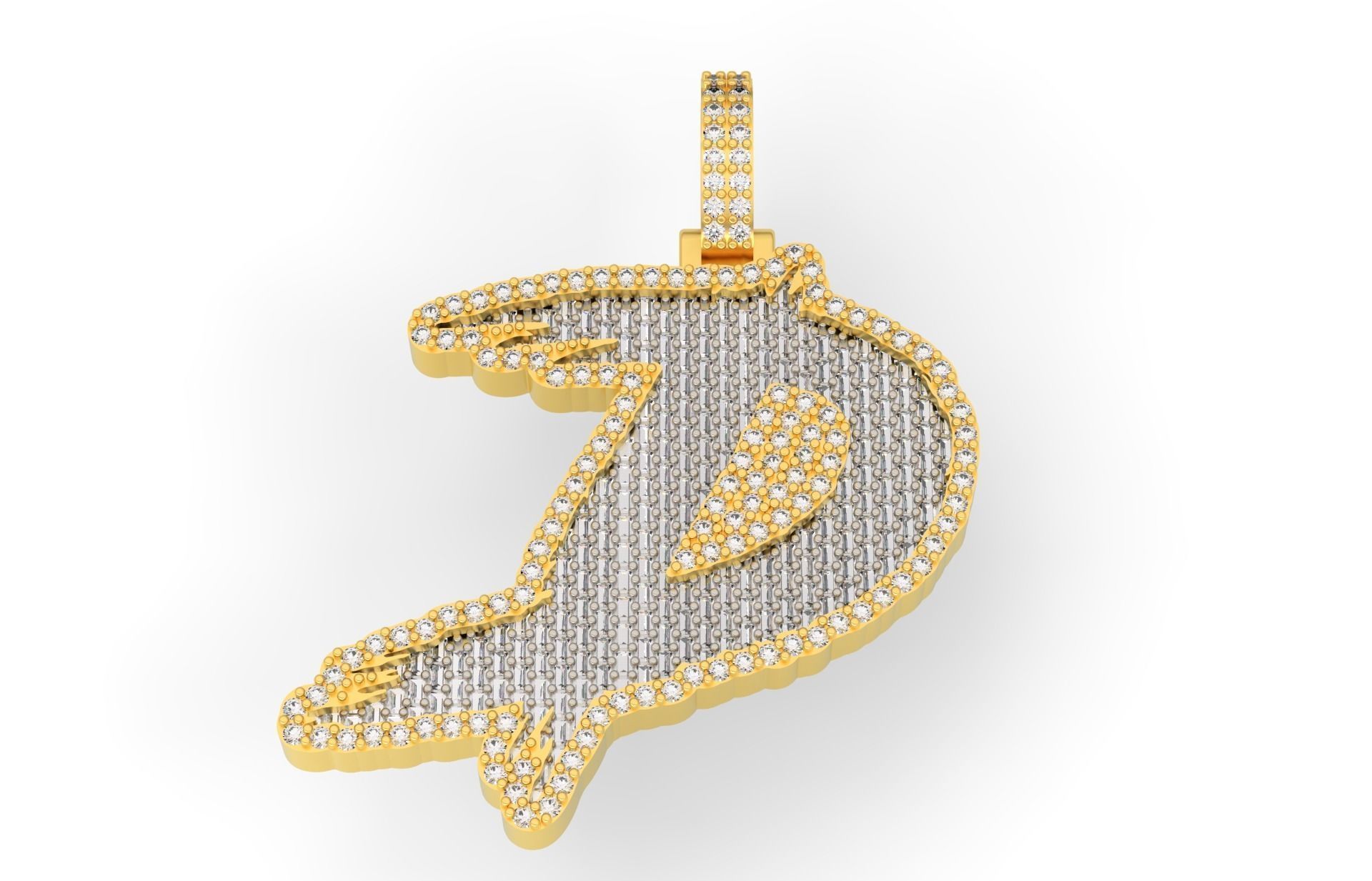 D PAVE LETTER FONT 2 Options 3D print model_1