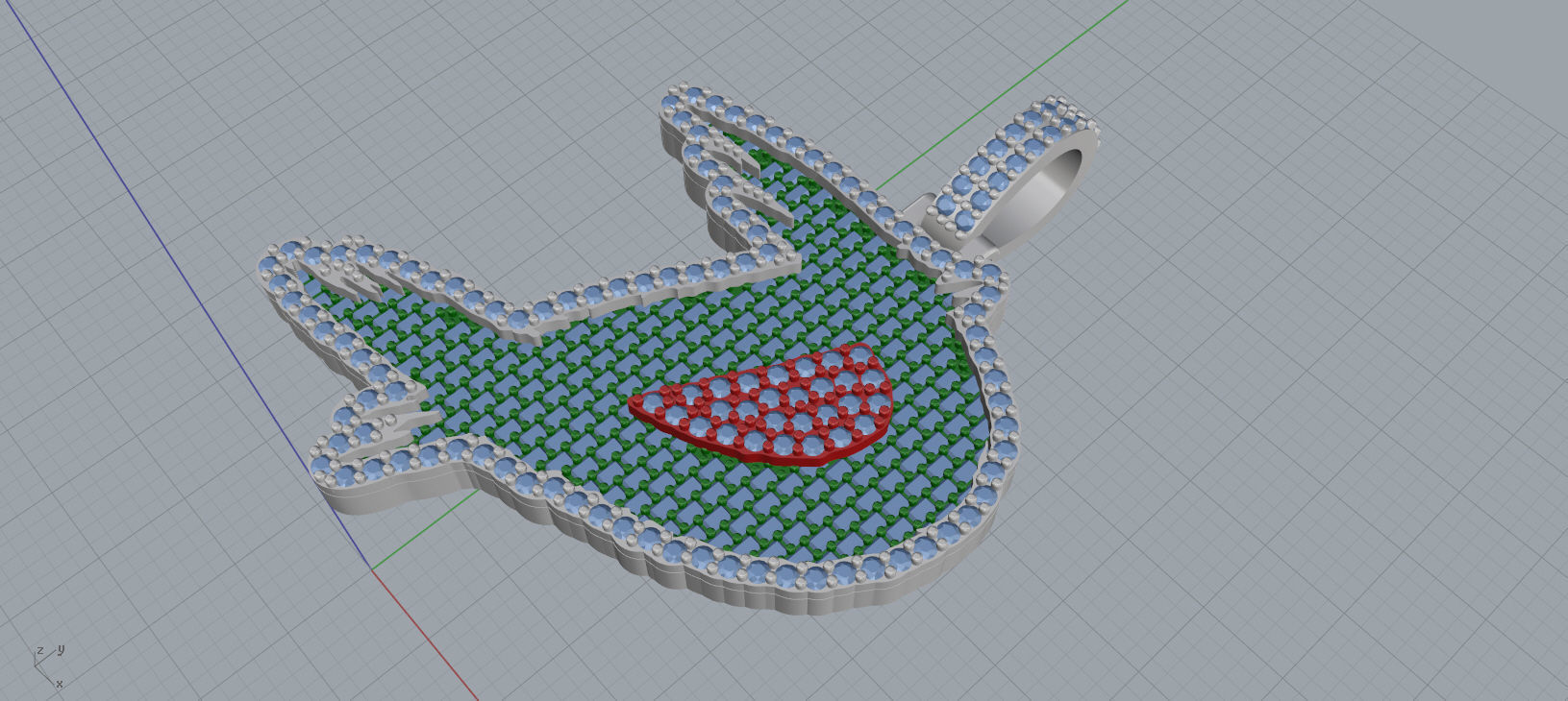 D PAVE LETTER FONT 2 Options 3D print model_8