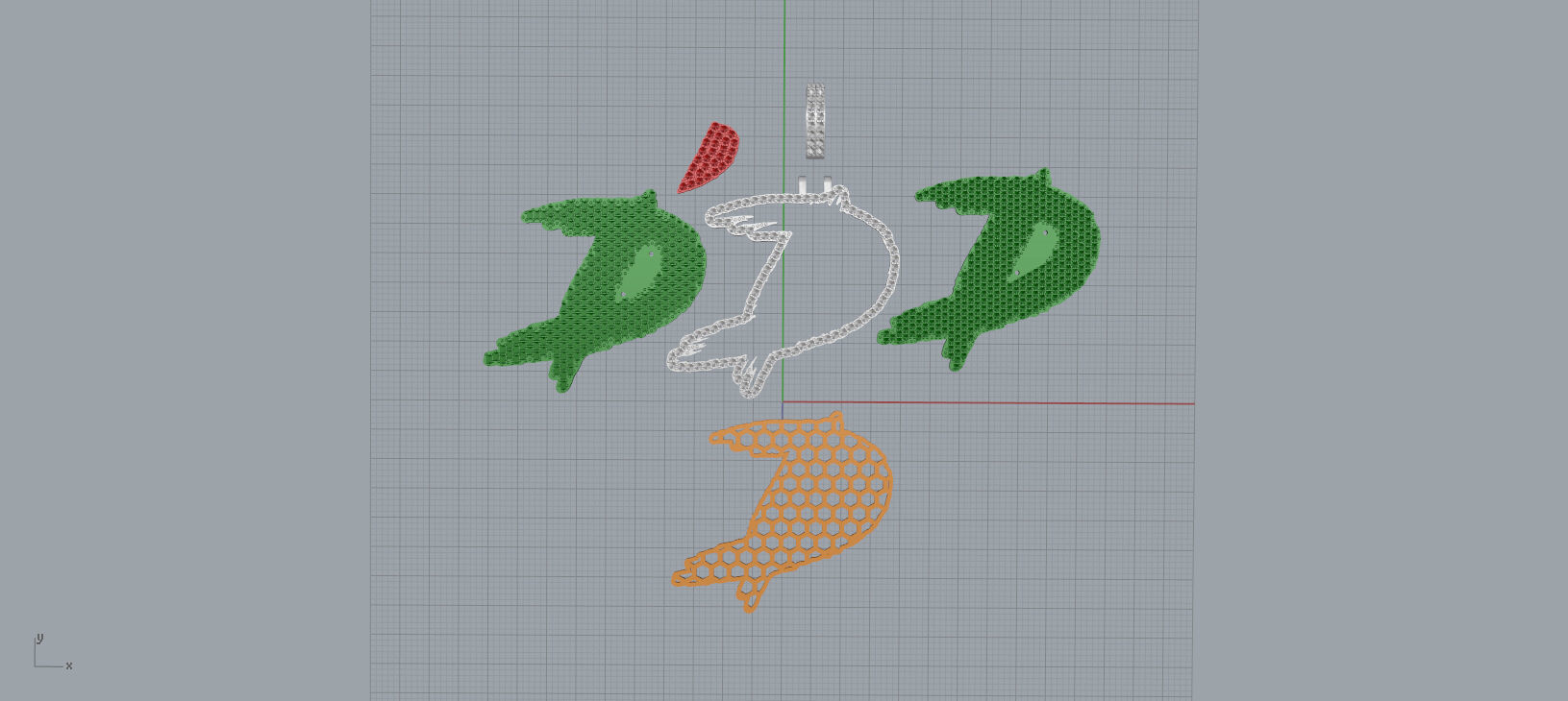 D PAVE LETTER FONT 2 Options 3D print model_13