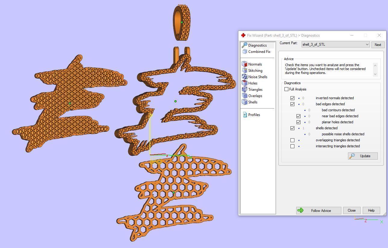 E PAVE LETTER FONT 2 Options 3D print model_3