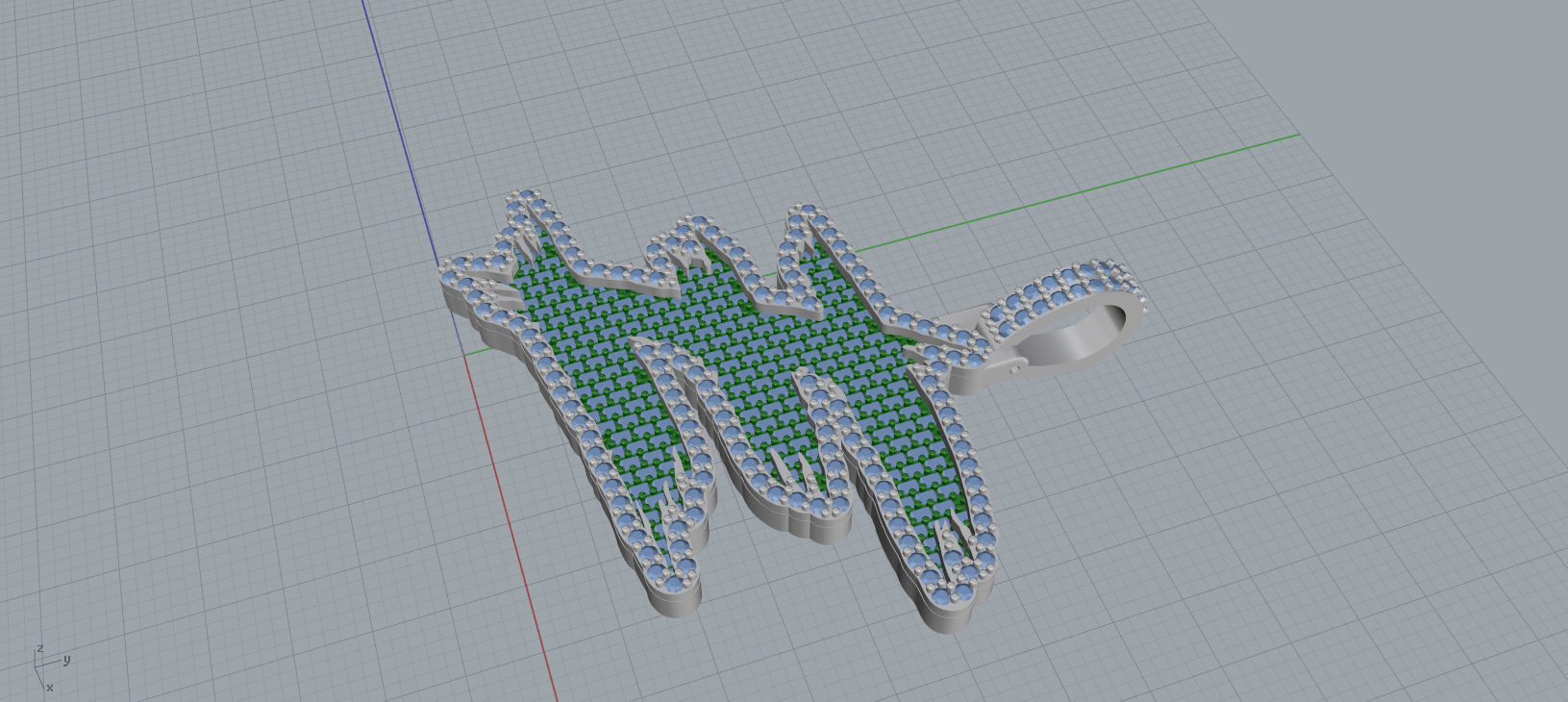 E PAVE LETTER FONT 2 Options 3D print model_9