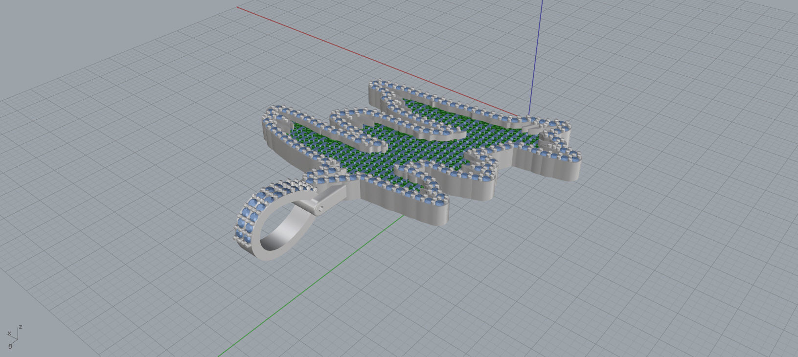 E PAVE LETTER FONT 2 Options 3D print model_11