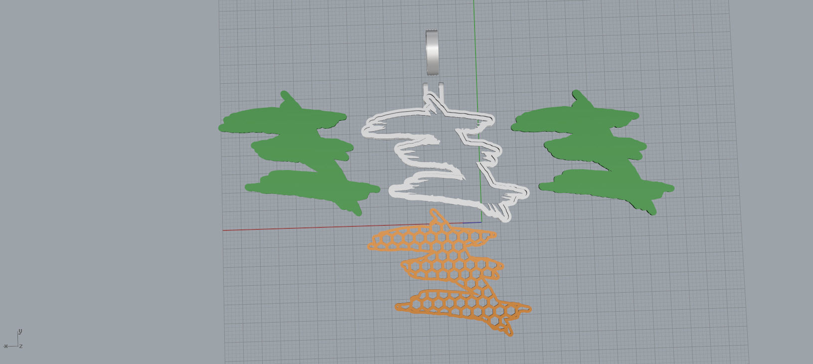 E PAVE LETTER FONT 2 Options 3D print model_14