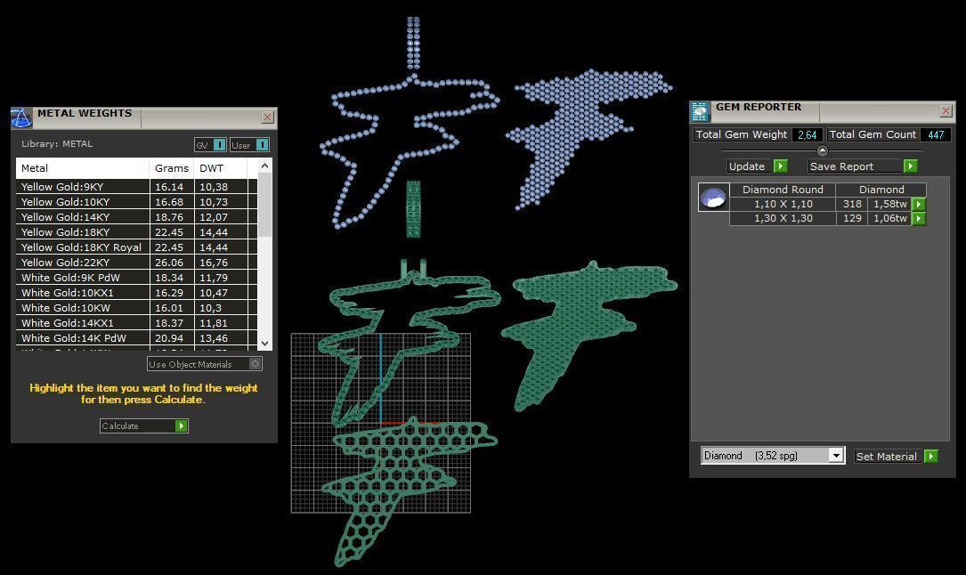 F PAVE LETTER FONT 2 Options 3D print model_6