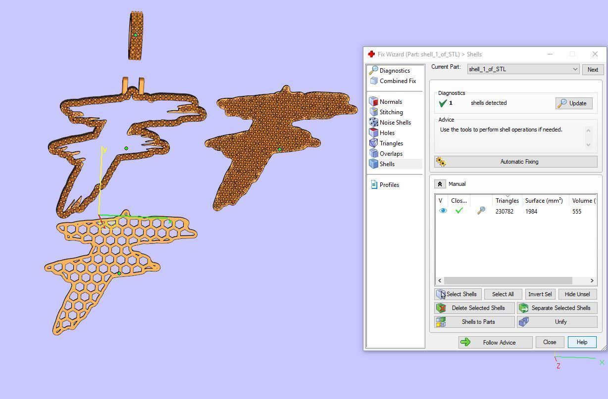 F PAVE LETTER FONT 2 Options 3D print model_4