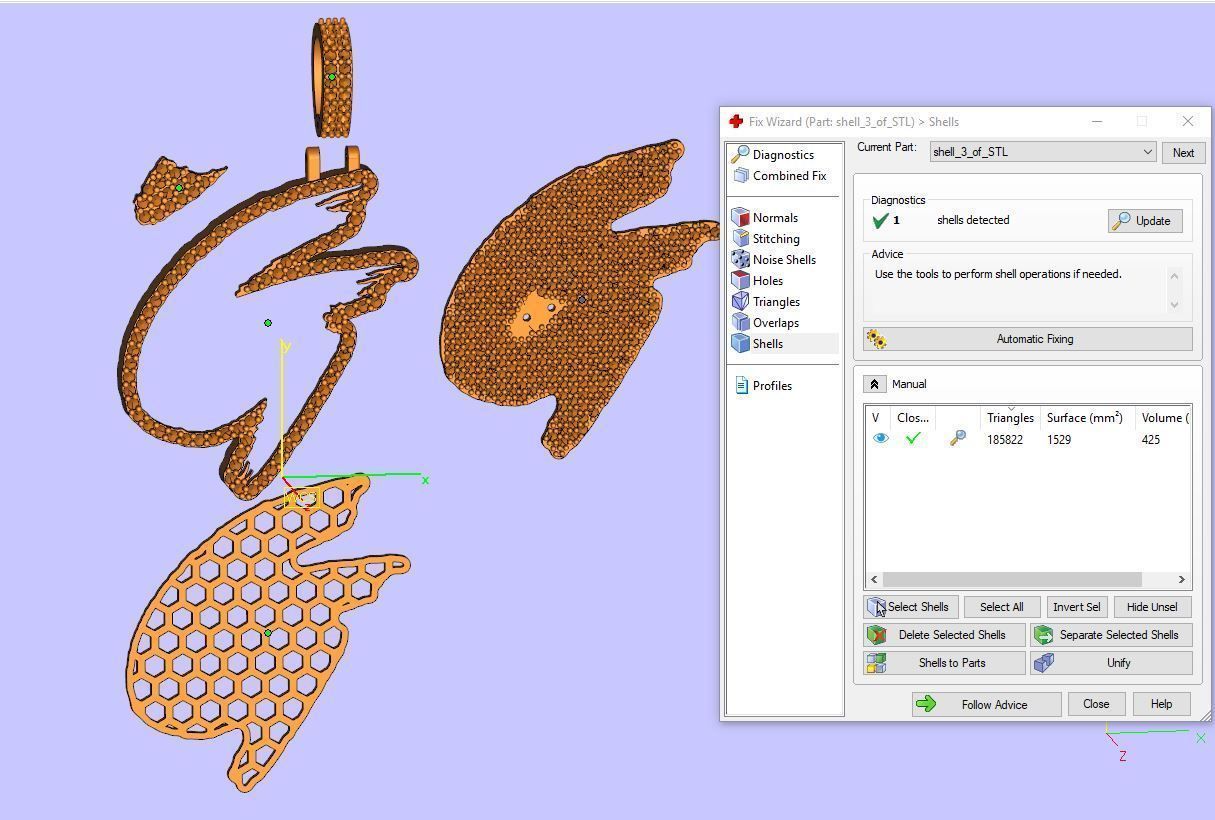 G PAVE LETTER FONT 2 Options 3D print model_4
