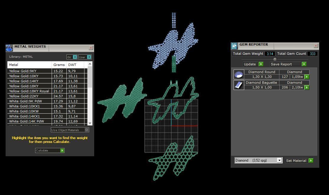 H PAVE LETTER FONT 2 Options 3D print model_5