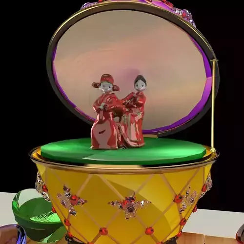 Chinese wedding doll