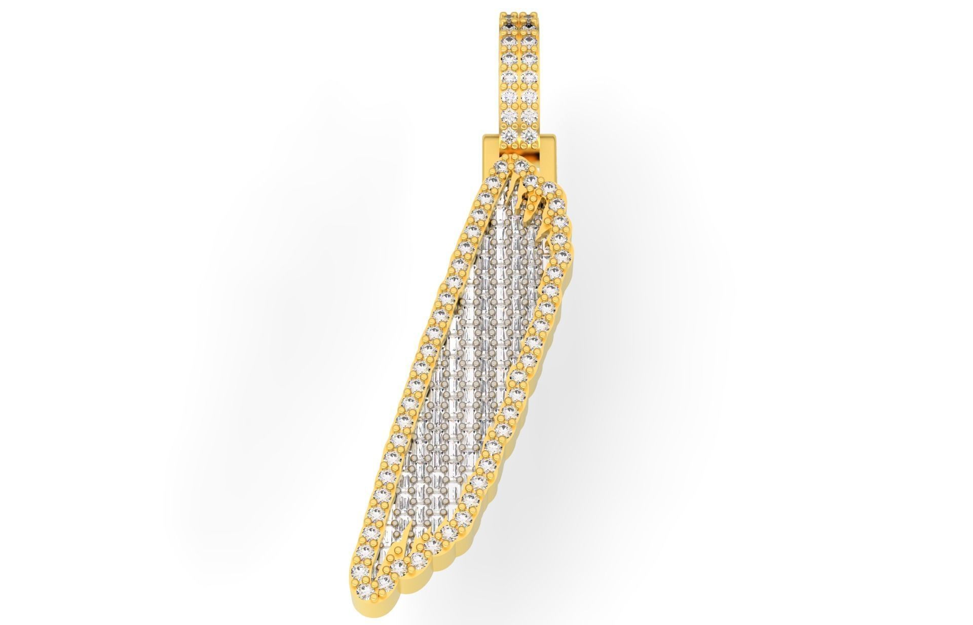 I PAVE LETTER FONT 2 Options 3D print model_1