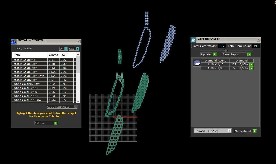 I PAVE LETTER FONT 2 Options 3D print model_6
