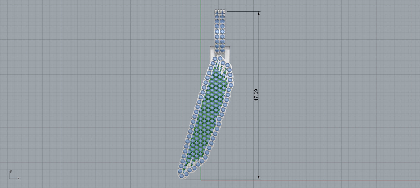 I PAVE LETTER FONT 2 Options 3D print model_7