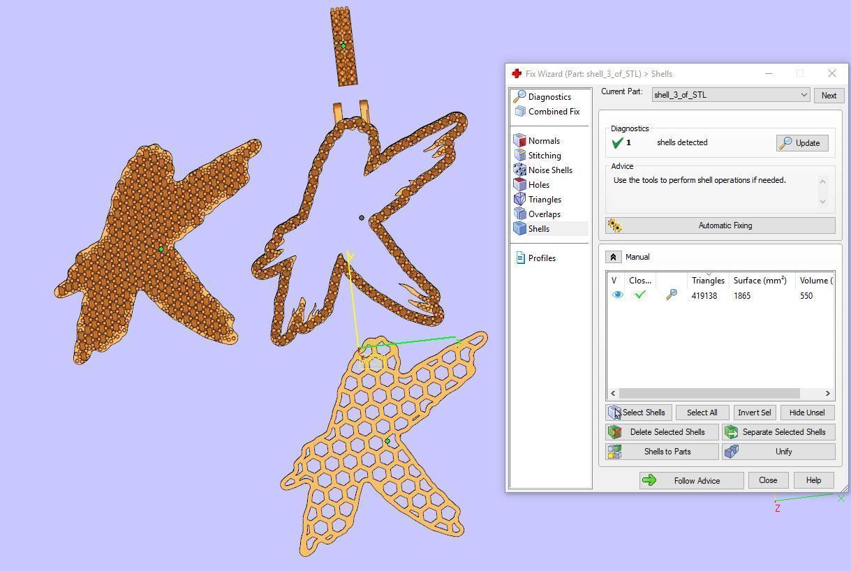 K PAVE LETTER FONT 2 Options 3D print model_3
