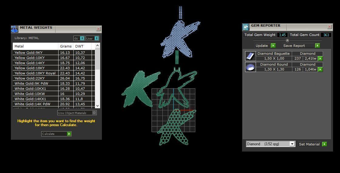 K PAVE LETTER FONT 2 Options 3D print model_5
