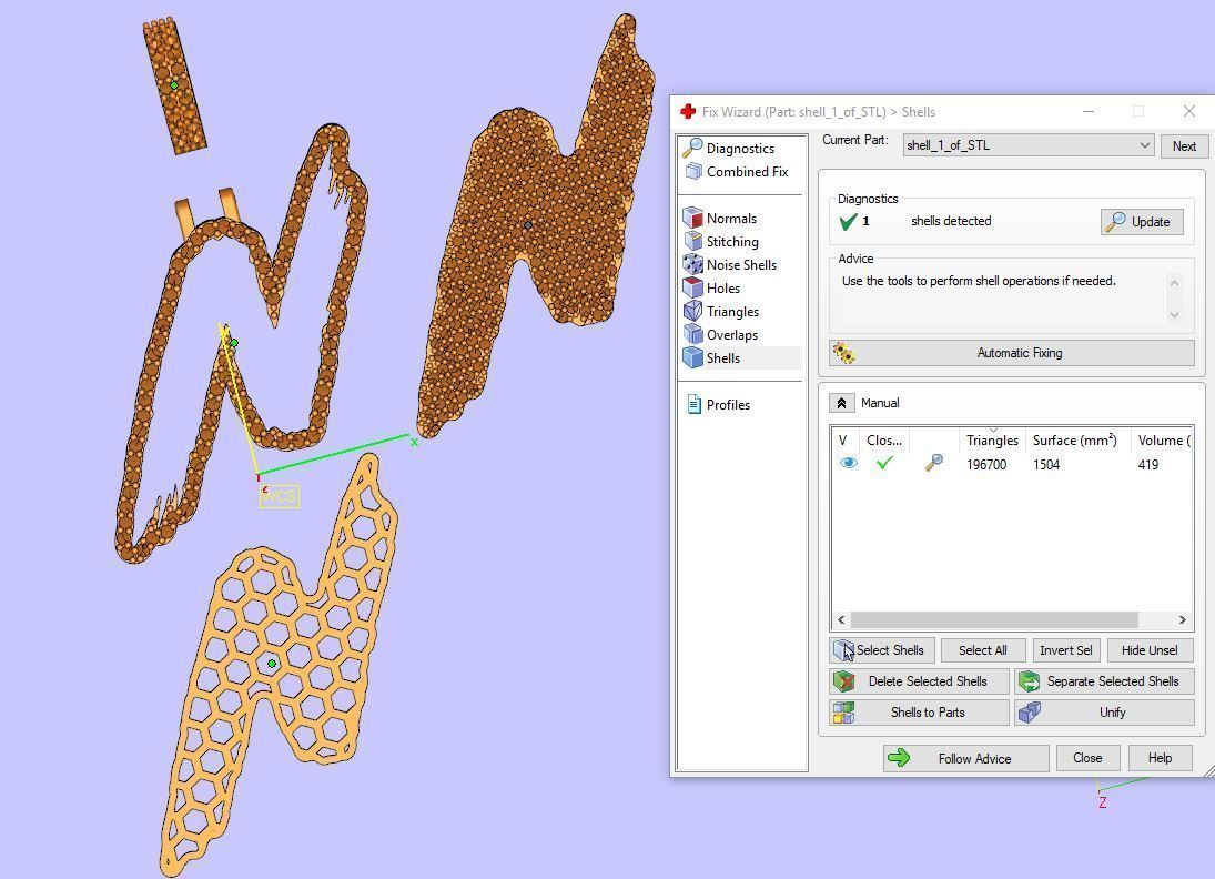 N PAVE LETTER FONT 2 Options 3D print model_4