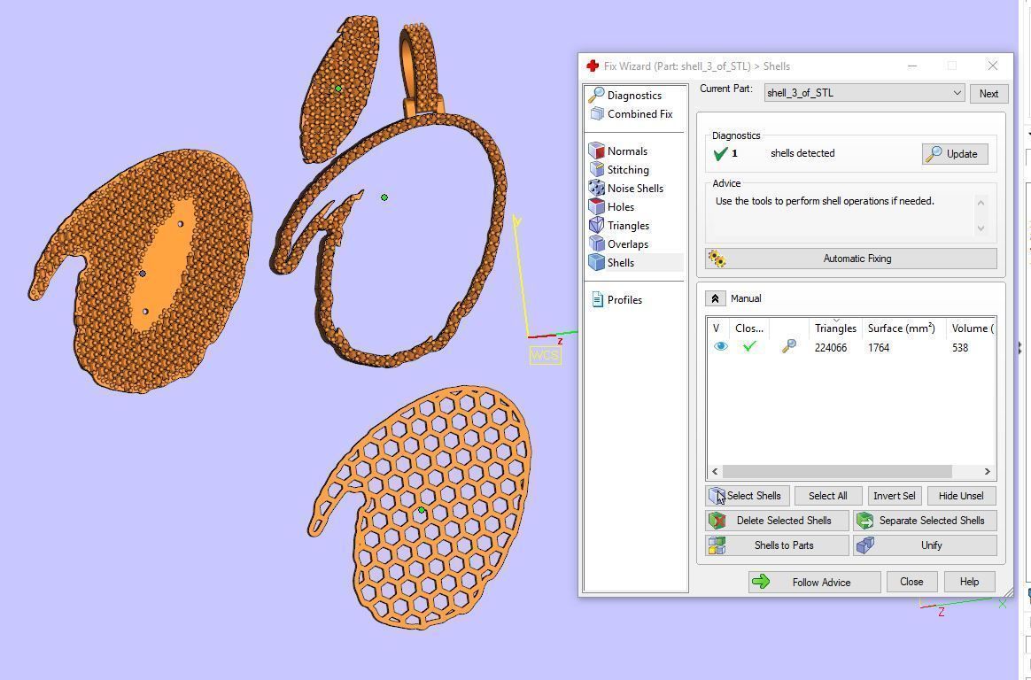 O PAVE LETTER FONT 2 Options 3D print model_3