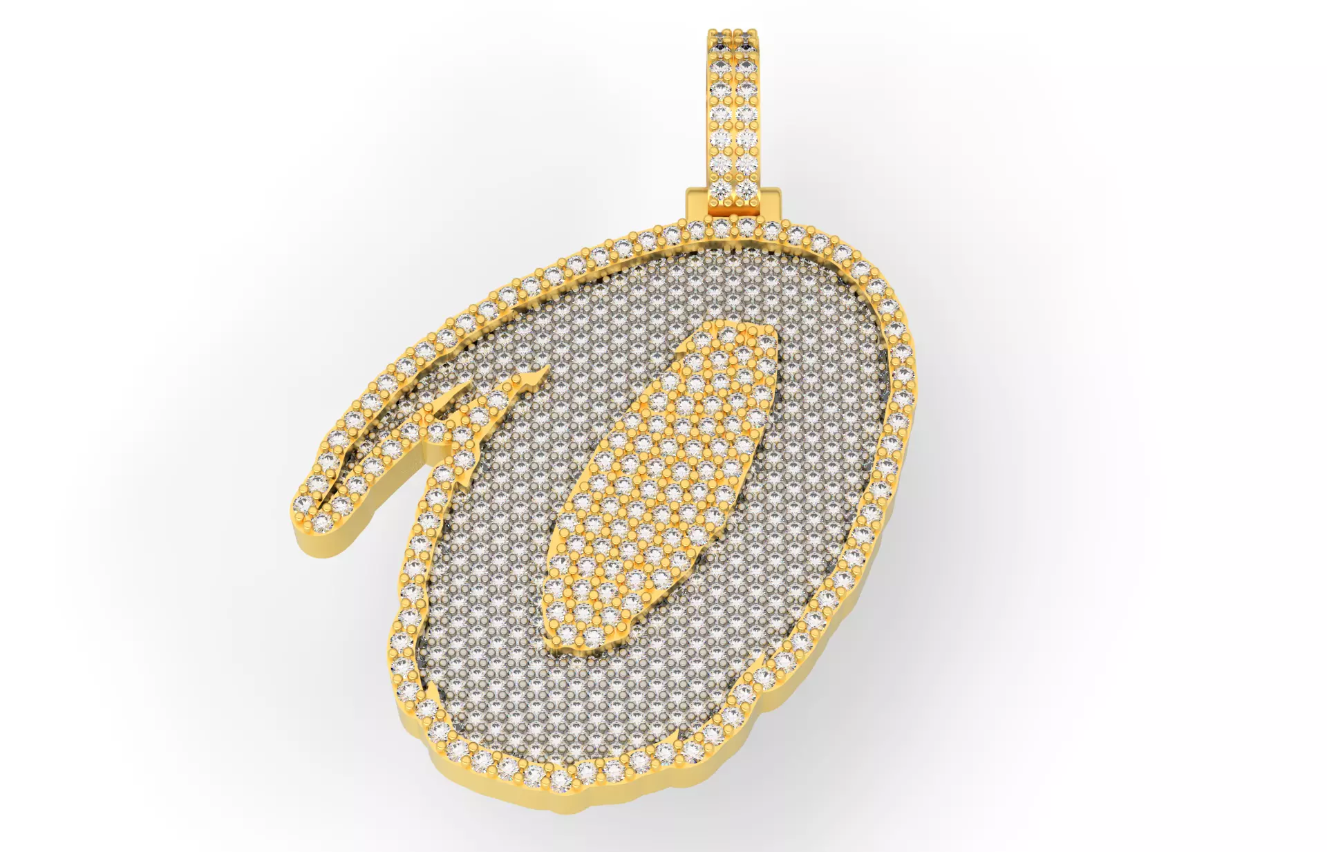 O PAVE LETTER FONT 2 Options 3D print model_0