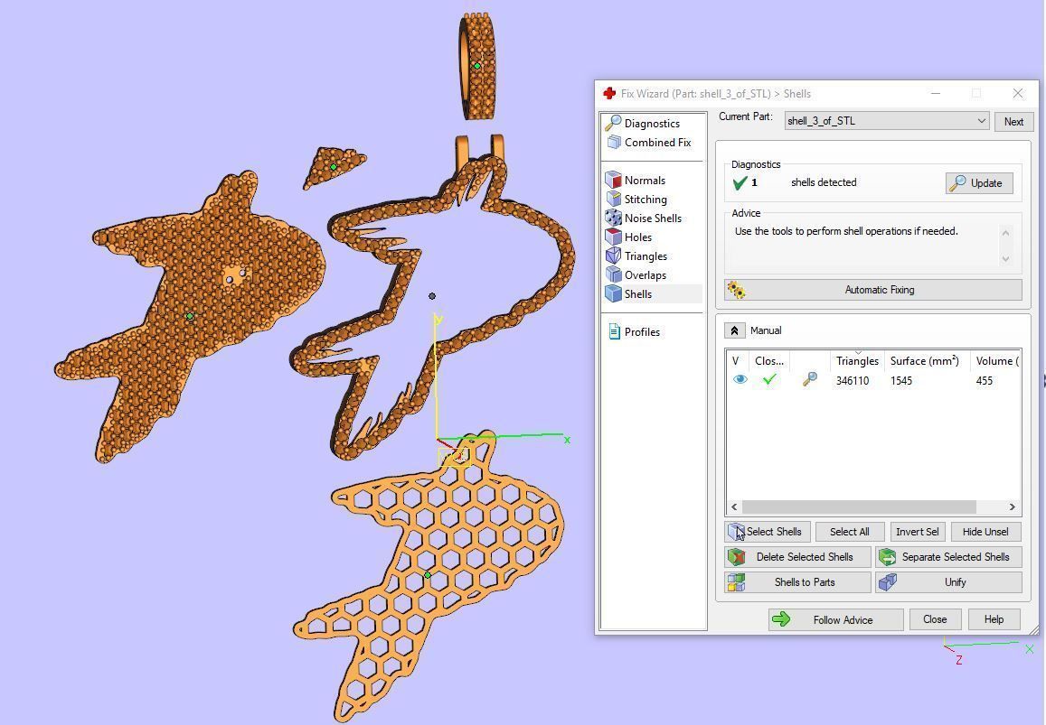 P PAVE LETTER FONT 2 Options 3D print model_3