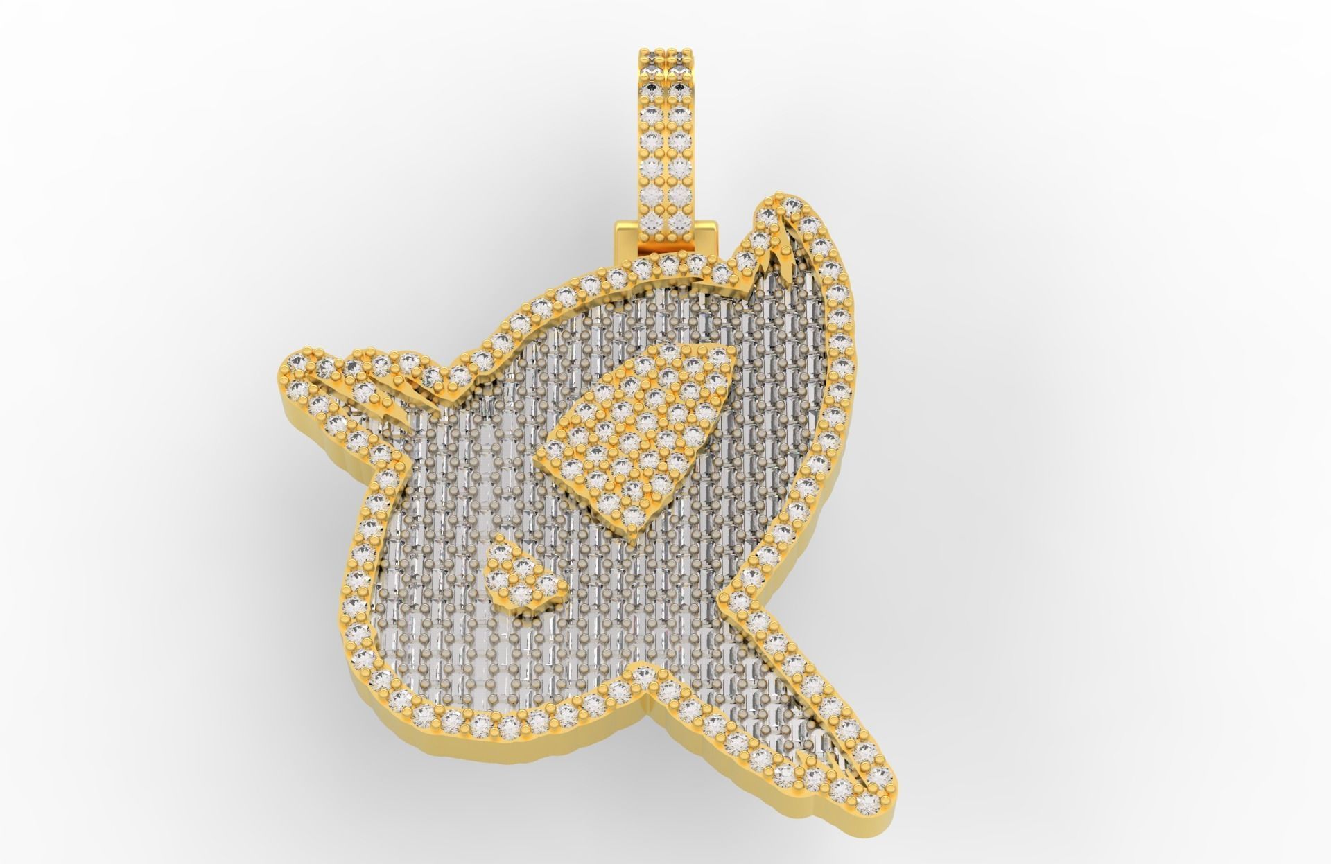 Q PAVE LETTER FONT 2 Options 3D print model_1