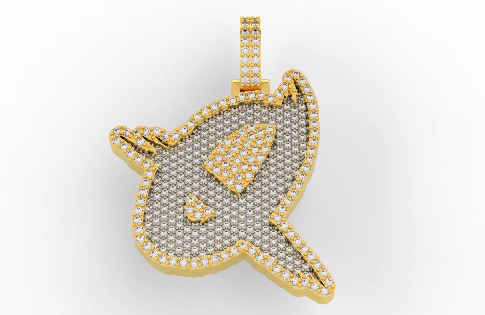 Q PAVE LETTER FONT 2 Options 3D print model_0