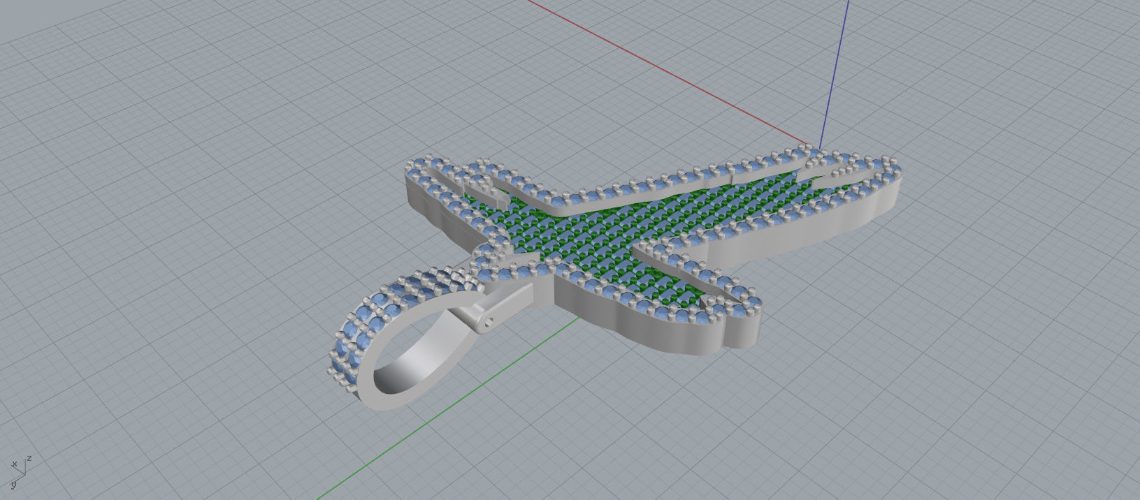 T PAVE LETTER FONT 2 Options 3D print model_10