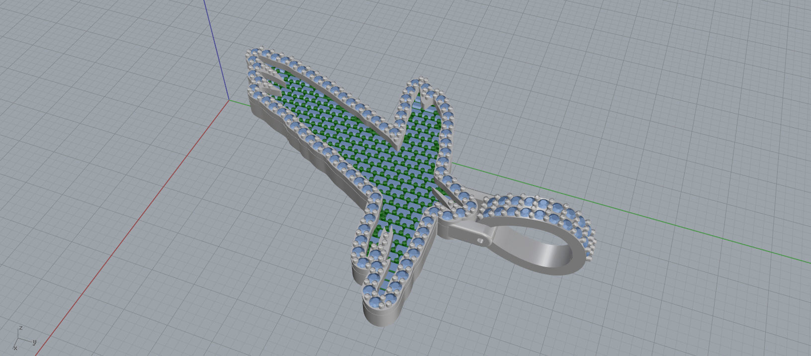 T PAVE LETTER FONT 2 Options 3D print model_8