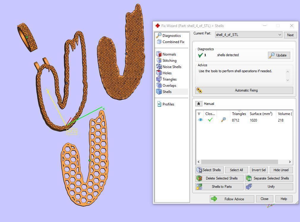 U PAVE LETTER FONT 2 Options 3D print model_4