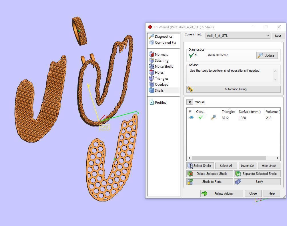 U PAVE LETTER FONT 2 Options 3D print model_3