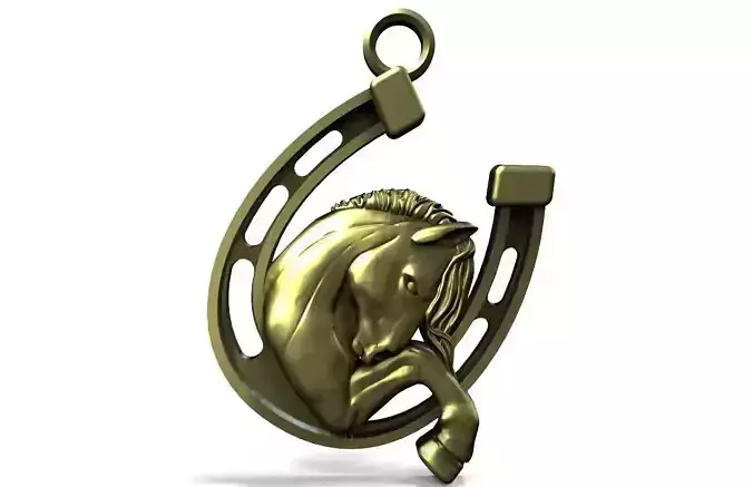 Horse pendant 
