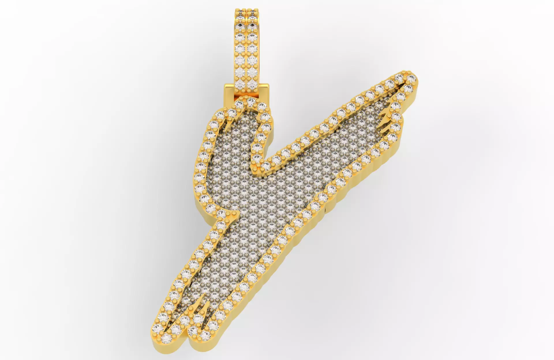 Y PAVE LETTER FONT 2 Options 3D print model