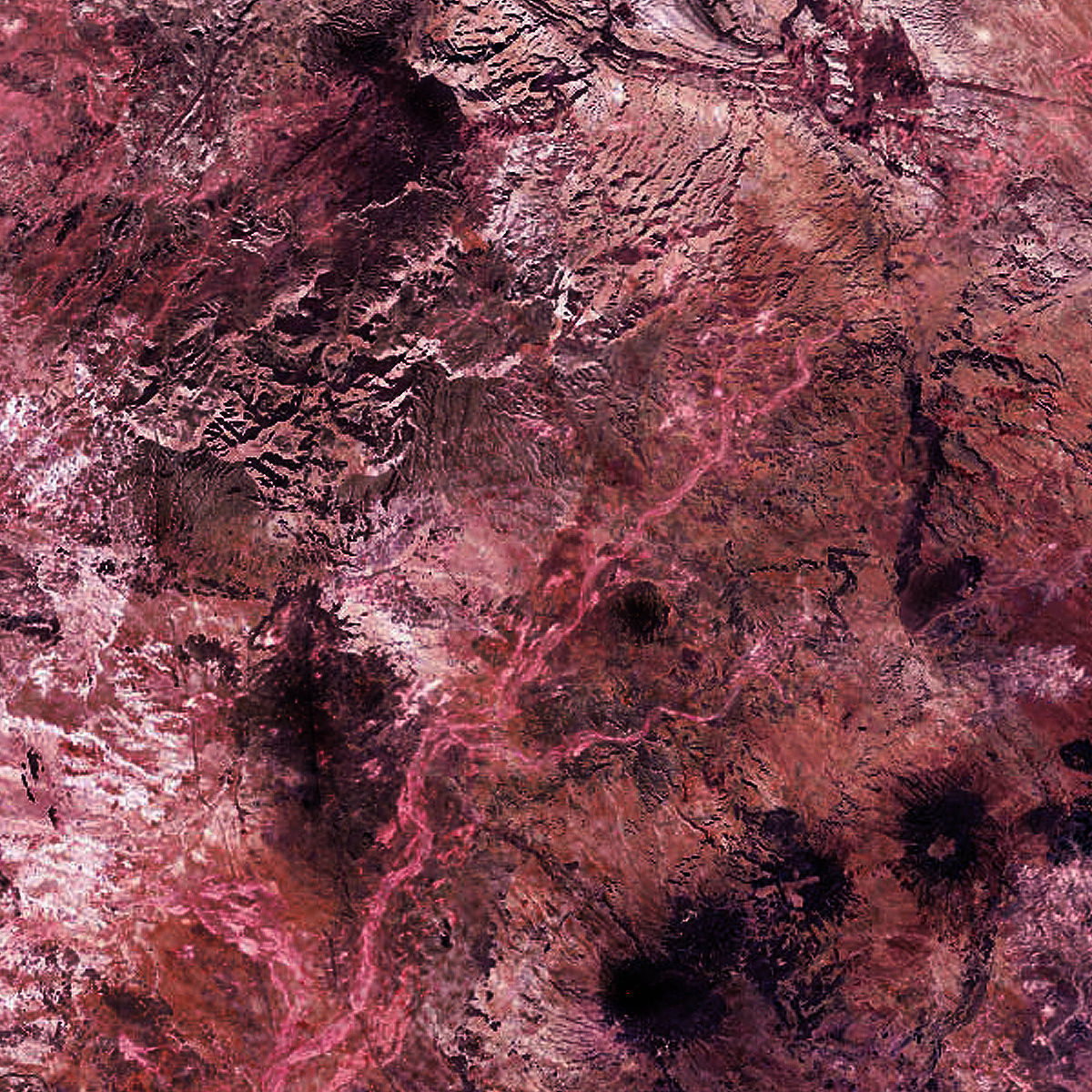 Purple Planet with Moon - Alien Planet 8k Low-poly 3D model_11