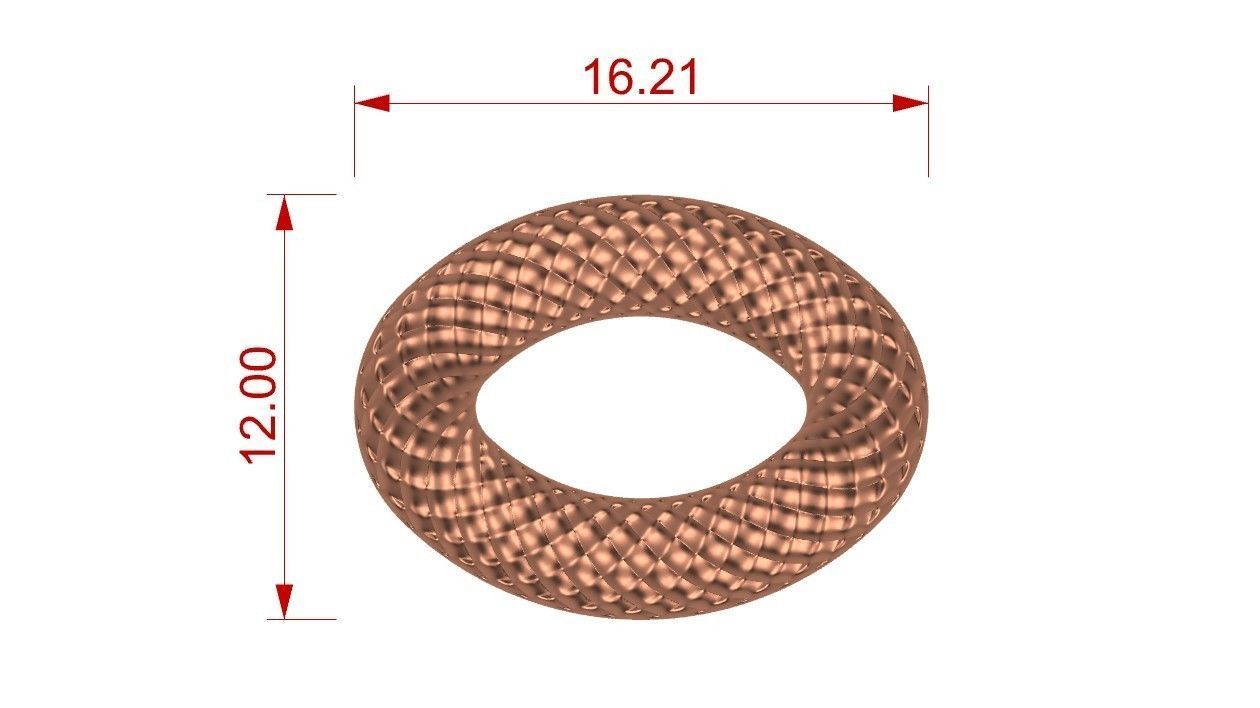 Dragon Pattern Cuban Chain Link Necklace 3D print model_6