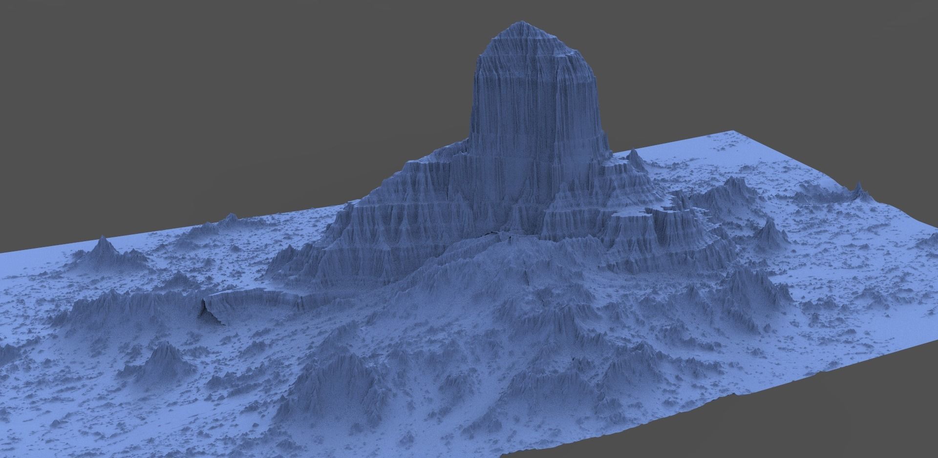 Mountain Dark Lord 3D model_1