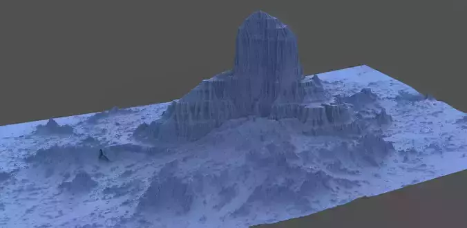Mountain Dark Lord 3D model
