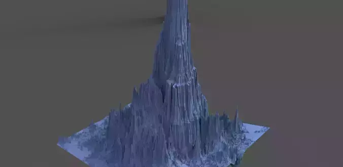 Dark Tower Mountain 3D model
